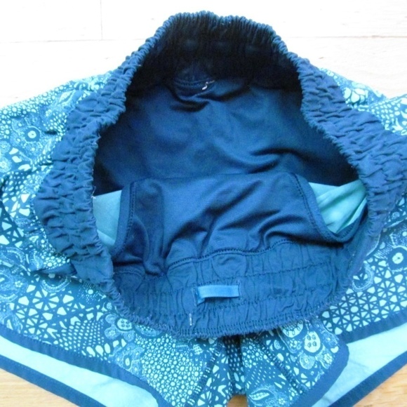 LULULEMON Tracker Shorts IV Pretty Lace Bali Breeze Alberta Lake Run Gym Lift 4 - Picture 9 of 10